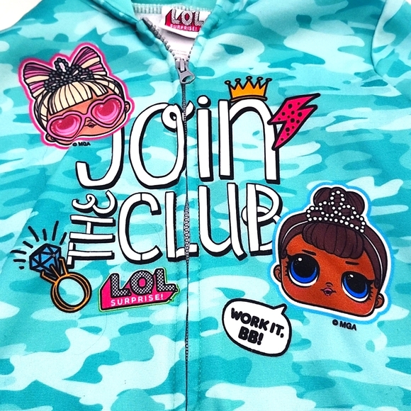 LoL Surprise Girl army zip hoodie - Picture 4 of 10